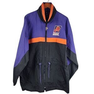 Vintage Phoenix Suns Pro Player Jacket Mens Medium Long Drawstring 90s Y2K